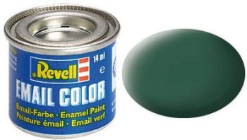 REV32139 - Mat donkergroene emailverf 14ml