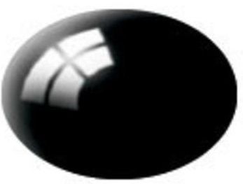 REV36107 - Hoogglans zwarte acrylverf 18 ml pot