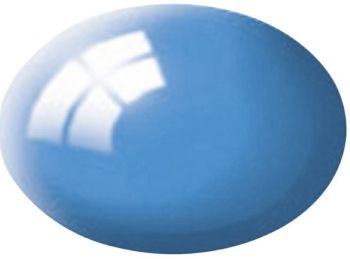 REV36150 - Glanzende lichtblauwe acrylverf pot 18 ml
