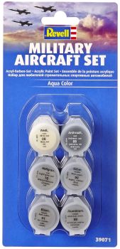 REV39071 - Acrylverf Militaire Vliegtuigen Set 6 kleuren pot van 5ml