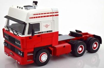 RK180093 - DAF 3600 Space Cab 1986 Rood en wit