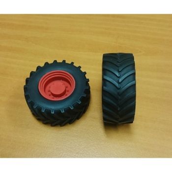 ART04271R - 2x Rode tractor voorwiel 47mm