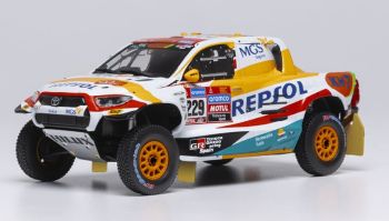 IXORAM988.22 - TOYOTA GR DKR Hilux Evo T1+ #229 – Rally Parijs-Dakar 2023 (I-E. Pujol / J. Valcarcel)