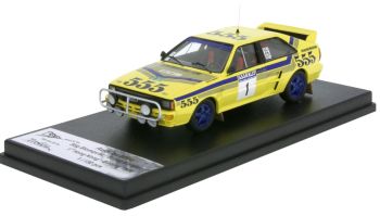 TRORRMRS02 - AUDI Quattro #1 1e Rallye Hong-kong - Beijing 1986 S.BLOMQVIST / B.BERGLUND - Gelimiteerd tot 150 exemplaren.