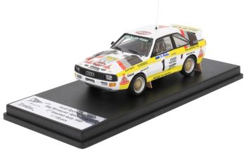 TRORRSE21 - AUDI Sport Quattro #1 2e in rally Zweden 1985 S.BLOMQVIST / B.CEDERBERG - Gelimiteerd tot 150 ex.