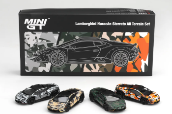 MGTS0026 - Set van 4 modellen LAMBORGHINI Huracan Steratto all-terrain 2025