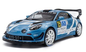 SOL1801631 - ALPINE A110 RGT+ Blauw #15 Mont Blanc Rally 2024 R.ASTIER /D.GIRAUDET