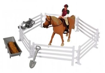 KID640073 - Ruiterset met paard en toebehoren