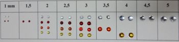 ART04353O - 2 oranje ronde lampjes 2.5mm