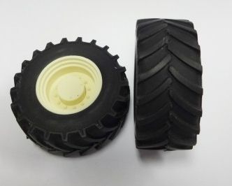ART04271B - 2x Wit tractor voorwiel 47mm