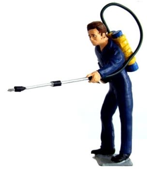 WM047/048 - Karakter met sproeier - In miniatuur