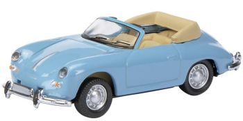 SCH26278 - PORSCHE 356 cabrio blauw