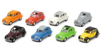 SCH26401 - Doos CITROEN 2CV 8 Stuks