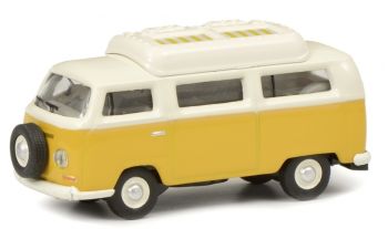 SCH26444 - VOLKSWAGEN T2 camper geel en wit