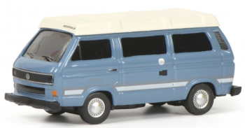 SCH26445 - VOLKSWAGEN T3 Joker camper blauw wit dak