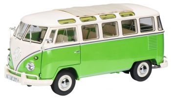 SCH286 - VW T1b Samba; groen en beige
