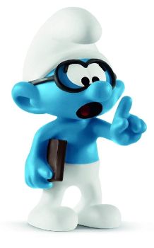 SHL20812 - SMURF met bril