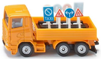 SIK1322 - LKW vrachtwagen met laden van verkeersborden