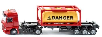 SIK3922 - MERCEDES Arocs 4x2 vrachtwagen en aanhanger met tankcontainer
