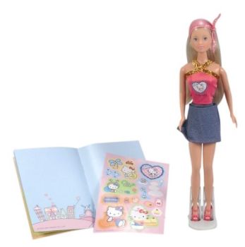SIM51846 - Steffi Love HELLO KITTY met notitieboekje en stickers