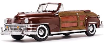 SUN6143 - CHRYSLER Town and Country cabriolet 1949 bruin imitatiehouten deur