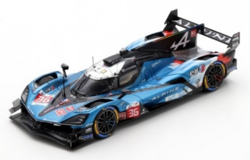 SPAS9123 - ALPINE A424 #36 24 uur van Le Mans 2024 N.LAPIERRE-M.VAXIVIERE-M.SCHUMACHER blauw