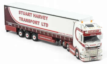 TEK86273 - SCANIA S Highline 6x4 met 3-assige trailer STUART HARVEY TRANSPORT