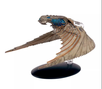 MAGSTDUK004 - STAR TREK Discovery schepen Klingon ruimteschip grijze vogel met boekje #4