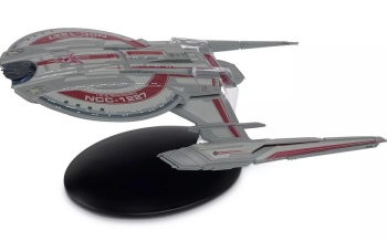 MAGSTDUK005 - STAR TREK Discovery schepen Ruimteschip USS Shenzhou NCC-1227 met boekje #1