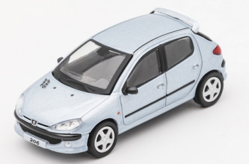 SHALL-029-126 - PEUGEOT 206 Blauw ijs