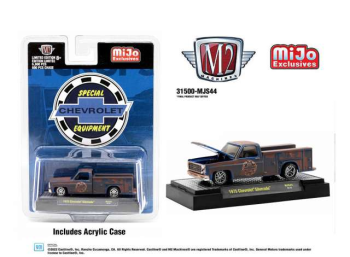 M2M-31500MJS44 - 1975 CHEVROLET Silverado blauw