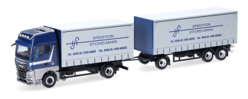 HER956659 - MAN TGX GX 4x2 en aanhangwagen 1 + 2 assen STICKELMANN