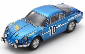 SPASF231 - ALPINE A110 #10 1e Rallye des Routes du Nord 1969 J.VINATIER-M.CALLEWAERT