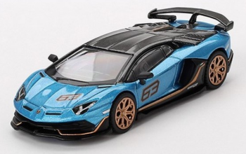 MGT00784-L - LAMBORGHINI Aventador SVJ63 Blauw 2023