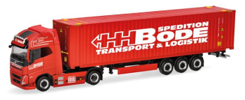 HER319249 - VOLVO FH GL XL Electric 4x2 met 40-voets containerdrager 3 assen HH BODE