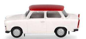 HER020763-007 - TRABANT 601 Limousine wit met rood dak