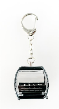 JC80757 - OMEGA V antraciet gondola sleutelhanger