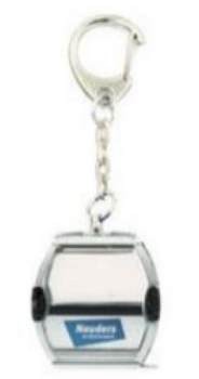 JC80814 - Sleutelhanger gondellift OMEGA V zilver - NAUDERS