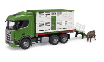 BRU3548 - SCANIA Super 560R 6x4 veewagen met een koe