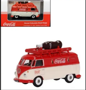 OXF76VWS007CC - VOLKSWAGEN Type1 bestelwagen met mini colaflesje
