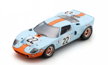 SPA18SE69 - FORD GT40 # 22 Winnaar 12H Sebring 1969 J.ICKX-J.OLIVER