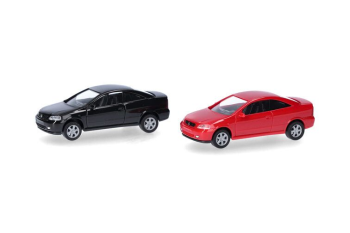 HER014106 - OPEL Coupé zwart en rood - 2 onderdelen om in elkaar te zetten