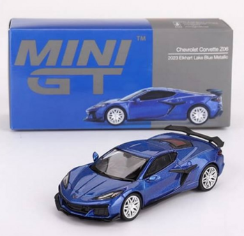 MGT00892-L - CHEVROLET Corvette C8 Z06 Elkhart Lake blauw metallic 2023 LHD