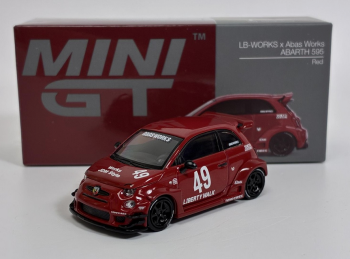MGT00963-L - FIAT Abarth 595 LB-Works x Abas Works Rood 2024