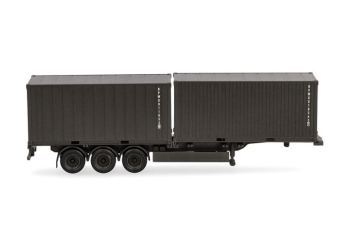 HER747240 - 3-assige containertrekker met 2 containers van 20 voet BUNDESWEHR