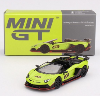 MGT00887-L - LAMBORGHINI Aventado SVJ 63 Roadster Verde Shock 2022 LHD