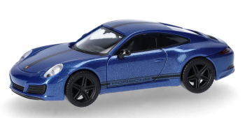 HER430418-002 - PORSCHE 911 991 Carrera 4 S metallic blauw