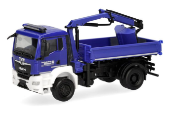 HER319522 - MAN TGS kiepwagen en kraan THW Brandenburg