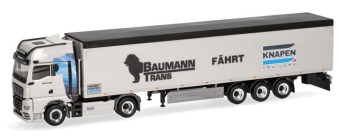 HER320085 - MAN TGX GX 4x2 met 3-assige oplegger BAUMANN - KNAPEN