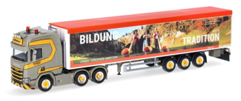 HER925396 - SCANIA CR 20 6x4 met 3-assige schuifbodemtrailer DORNBIERER